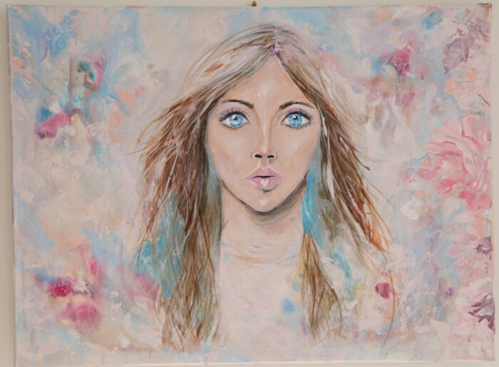 Whispy Girl - Canvas Painting